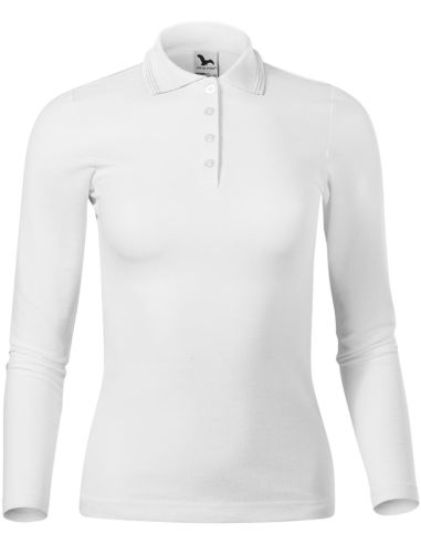 Polokošeľa dámska Pique Polo LS 231 biela